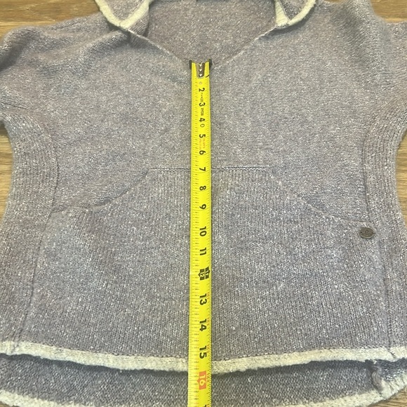 prAna Women's Shine On Heathered Dolman Sleeve Kangaroo Pocket Sweater Size XS - Picture 7 of 11